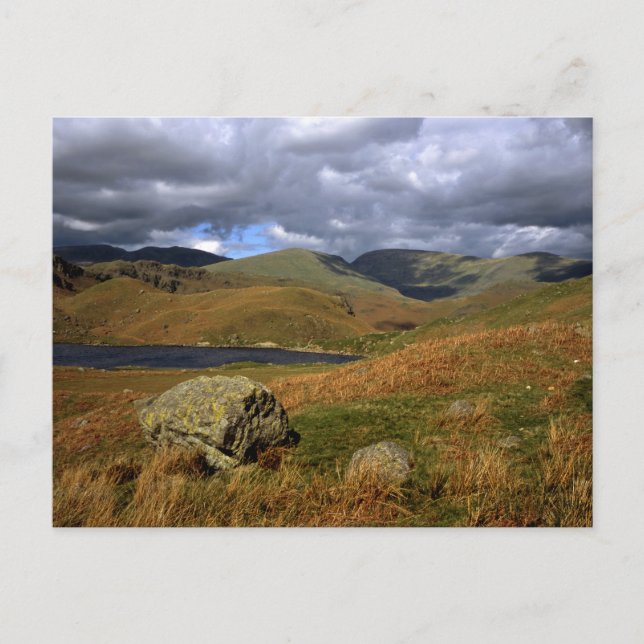Easedale Tarn Cumbria England Postcard (Front)