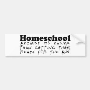 Easier Than the Bus Bumper Sticker