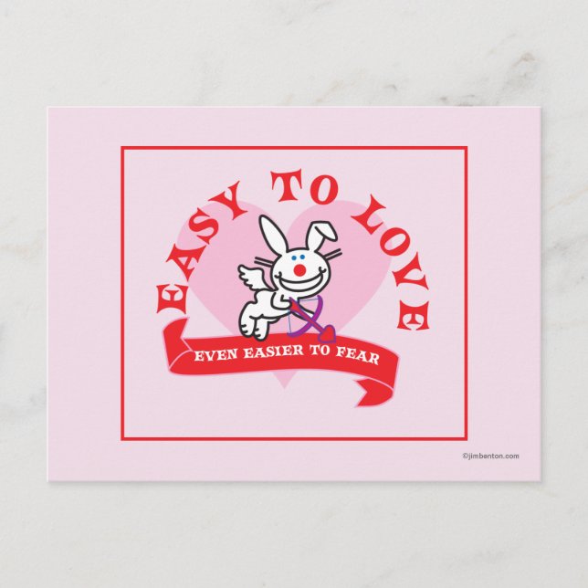 Easier To Fear Postcard (Front)