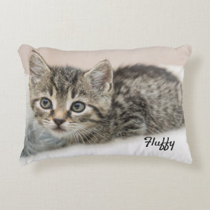 Easily add your Pet's photo Accent Pillow