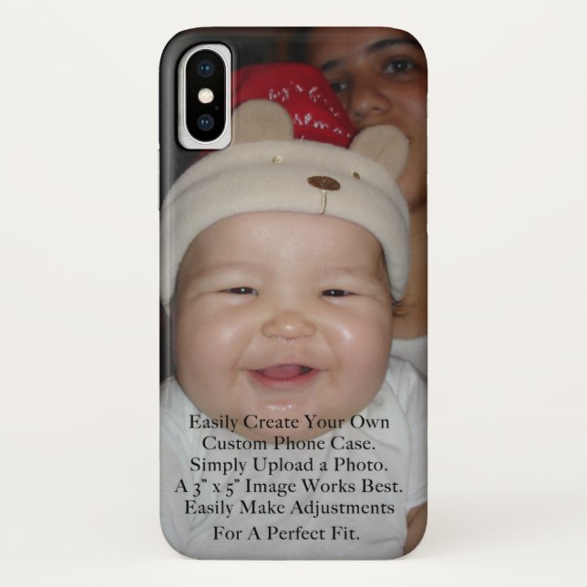 Easily Add Your Photo For a Personalized Custom Case-Mate iPhone Case (Back)