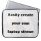Easily create your laptop sleeve Remove big text!