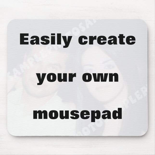Easily create your mousepad Remove the big text! (Front)