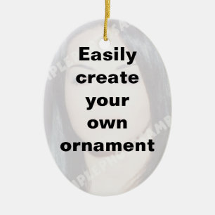 Easily create your ornament Remove the big text!