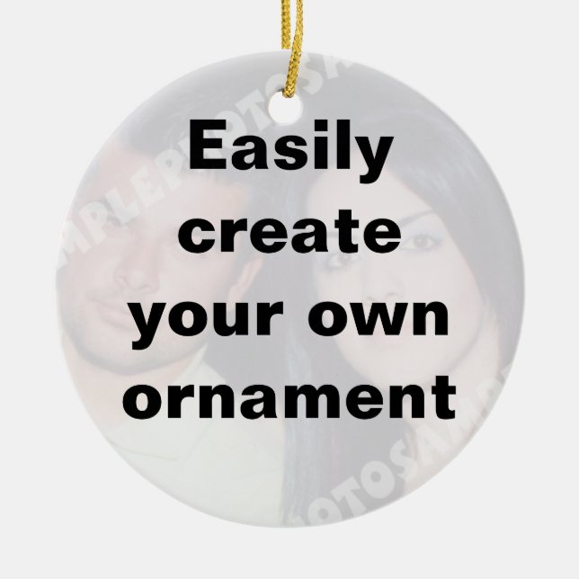 Easily create your ornament Remove the big text! (Front)