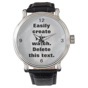 Easily create your own custom watch