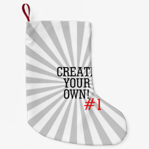 Easily Create Your Own in Two Steps Have Fun Small Christmas Stocking