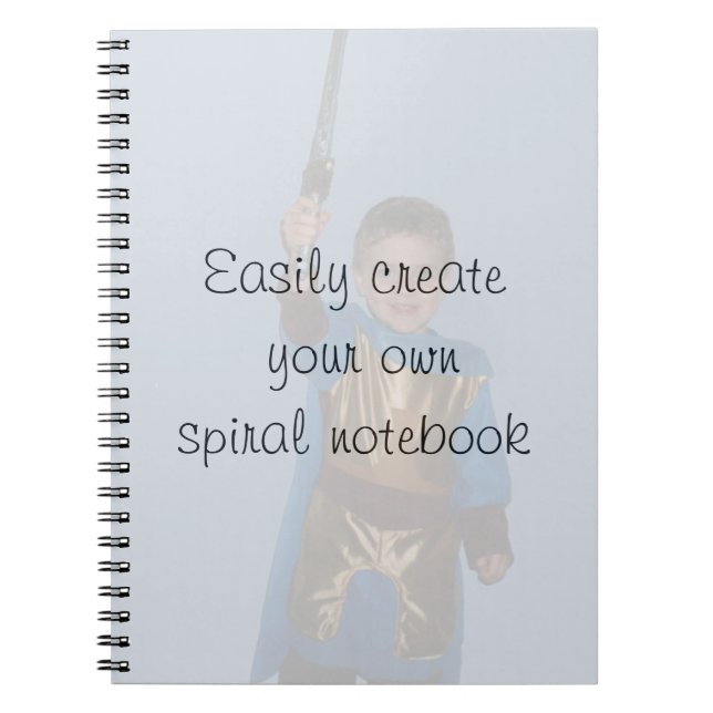 Easily Create Your Own Spiral Notebook - DIY (Front)