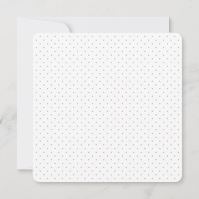 Easily Customize Colour from Grey Mini Polka Dots (Front)