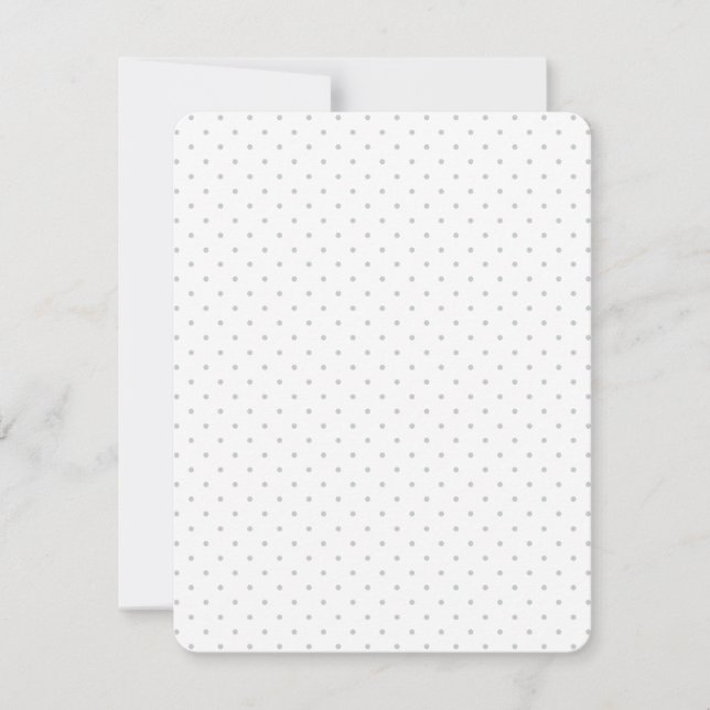 Easily Customize Colour from Grey Mini Polka Dots (Front)