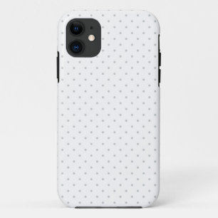 Easily Customize Colour from Grey Mini Polka Dots iPhone 11 Case