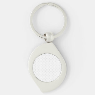 Easily Customize Colour from Grey Mini Polka Dots Keychain
