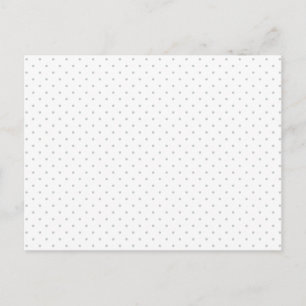 Easily Customize Colour from Grey Mini Polka Dots Postcard