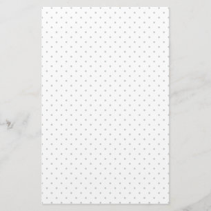 Easily Customize Colour from Grey Mini Polka Dots Stationery