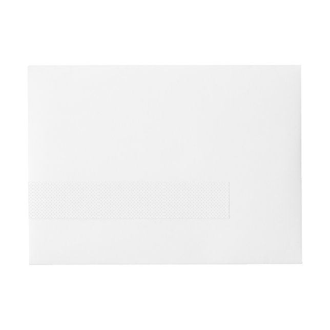Easily Customize Colour from Grey Mini Polka Dots Wraparound Address Label (Front)