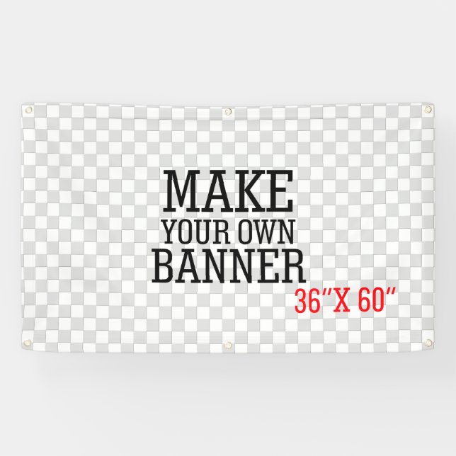 Easily Design Your Own Design Display for one step Banner (Horizontal)