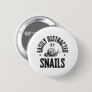 EASILY DISTRACTED 2 INCH ROUND BUTTON