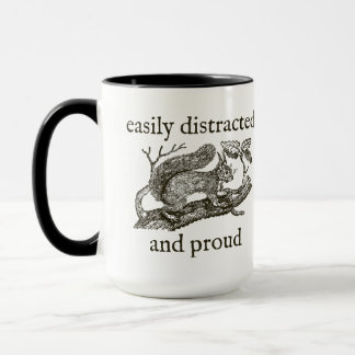 Easily Distracted and Proud ADHD Mug