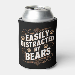 Easily Distracted By Bears Gay Bear Pride Can Cooler