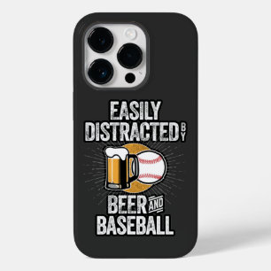 Easily Distracted by Beer and Baseball Case-Mate i iPhone 14 Pro Case