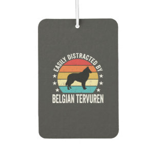 Easily Distracted By Belgian Tervuren Dog Air Freshener