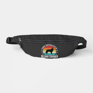 Easily Distracted By Belgian Tervuren Dog Fanny Pack