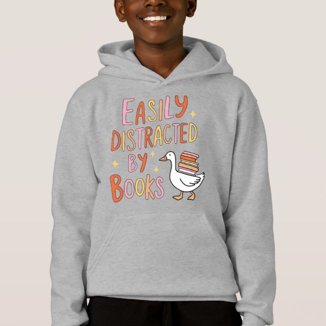 Easily Distracted by Books (Front)