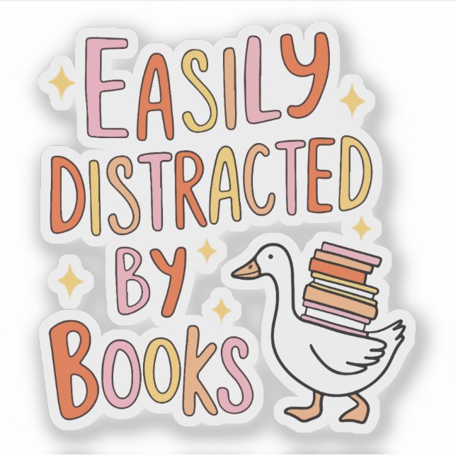 Easily distracted by books  (Front)
