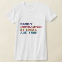 Easily Distracted by Books and Yarn-Funny Book