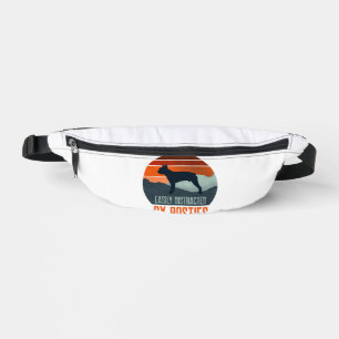 Easily Distracted By Bosties Dog Walking Fanny Pack