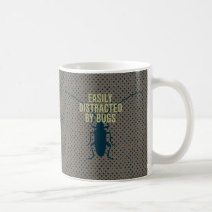Easily Distracted By Bugs Coffee Mug