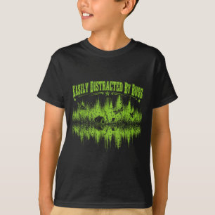 Easily distracted by bugs vintage shirt camping