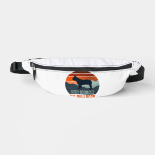 Easily Distracted By Bulldogs Dog Walking Fanny Pack