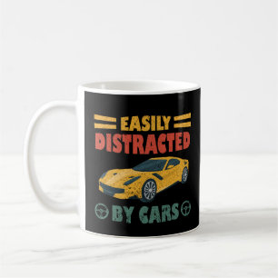 Easily Distracted By Cars Coffee Mug