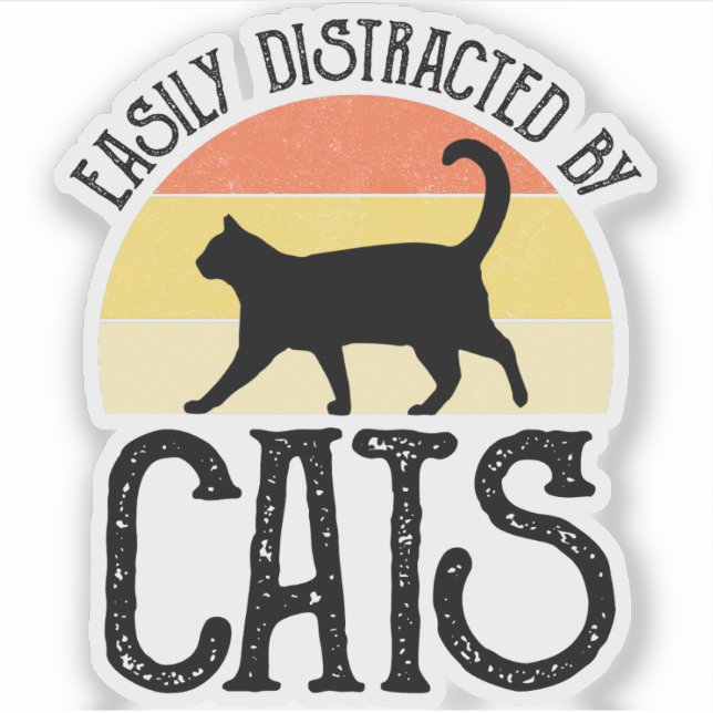 Easily Distracted By Cats (Front)