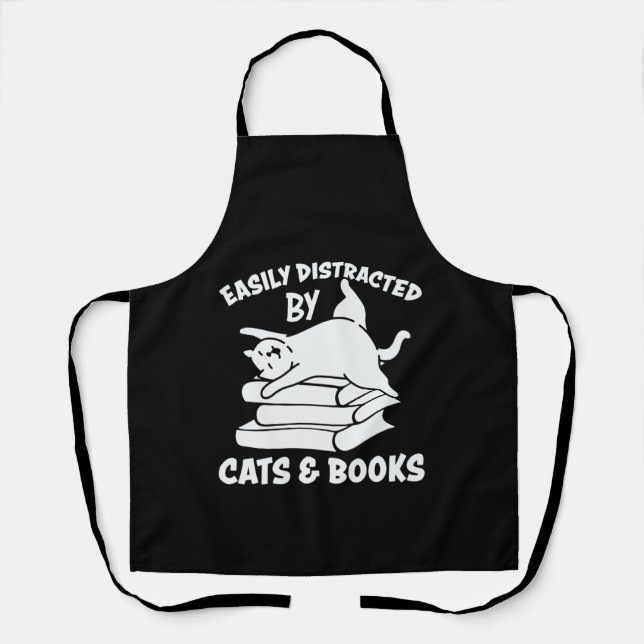 Easily Distracted by Cats and Apron (Front)