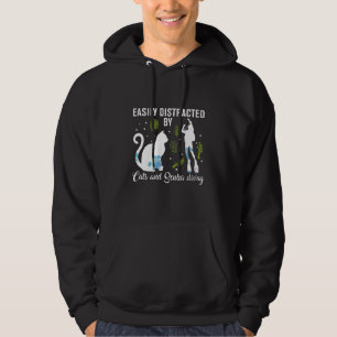 Easily Distracted By Cats And Scuba Diving Scuba D Hoodie