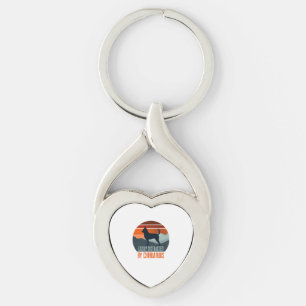 Easily Distracted By Chihuahuas Dog Walking Keychain