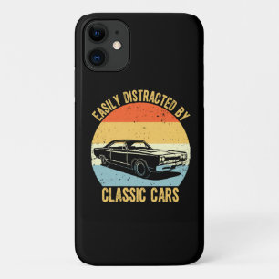 Easily Distracted By Classic Cars iPhone 11 Case