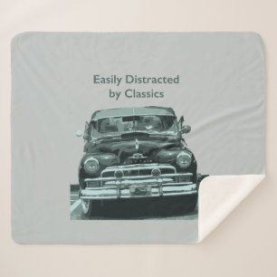 Easily Distracted by Classics Sherpa Blanket