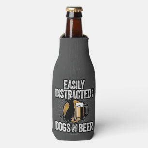 Easily Distracted by Dogs and Beer Bottle Cooler