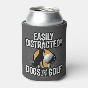 Easily Distracted by Dogs and Golf Can Cooler
