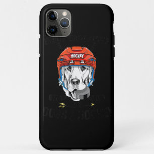 Easily Distracted By Dogs And Hockey iPhone 11 Pro Max Case