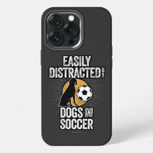 Easily Distracted by Dogs and Soccer Case-Mate iPh iPhone 13 Pro Case