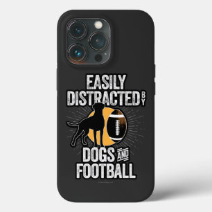 Easily Distracted by Dogs & Football Case-Mate iPh iPhone 13 Pro Case