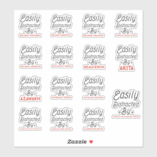 Easily Distracted by Dogs, Pack Of 