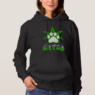 Easily Distracted By Dogs Weed Dog Hoodie