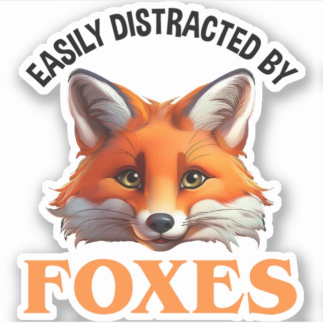 Easily Distracted By Foxes (Front)