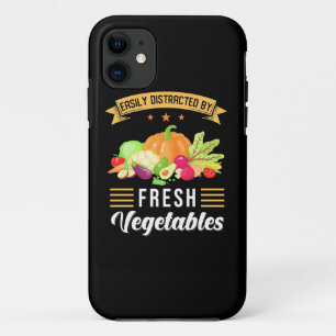 Easily Distracted By Fresh Vegetables iPhone 11 Case