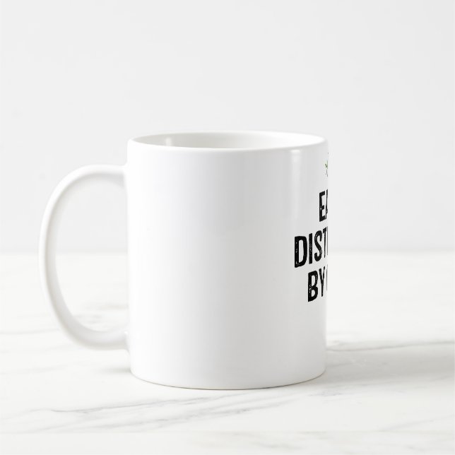 Easily Distracted By Goats Coffee Mug (Left)
